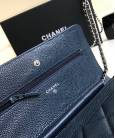 Сумка Ch*nel WOC Wallet On Chain Caviar Blue